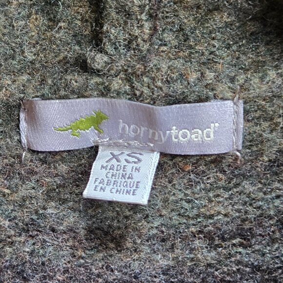 Toad & Co Heartfelt Hoodie Wool Striped Brown, Tan, Green - Picture 4 of 10